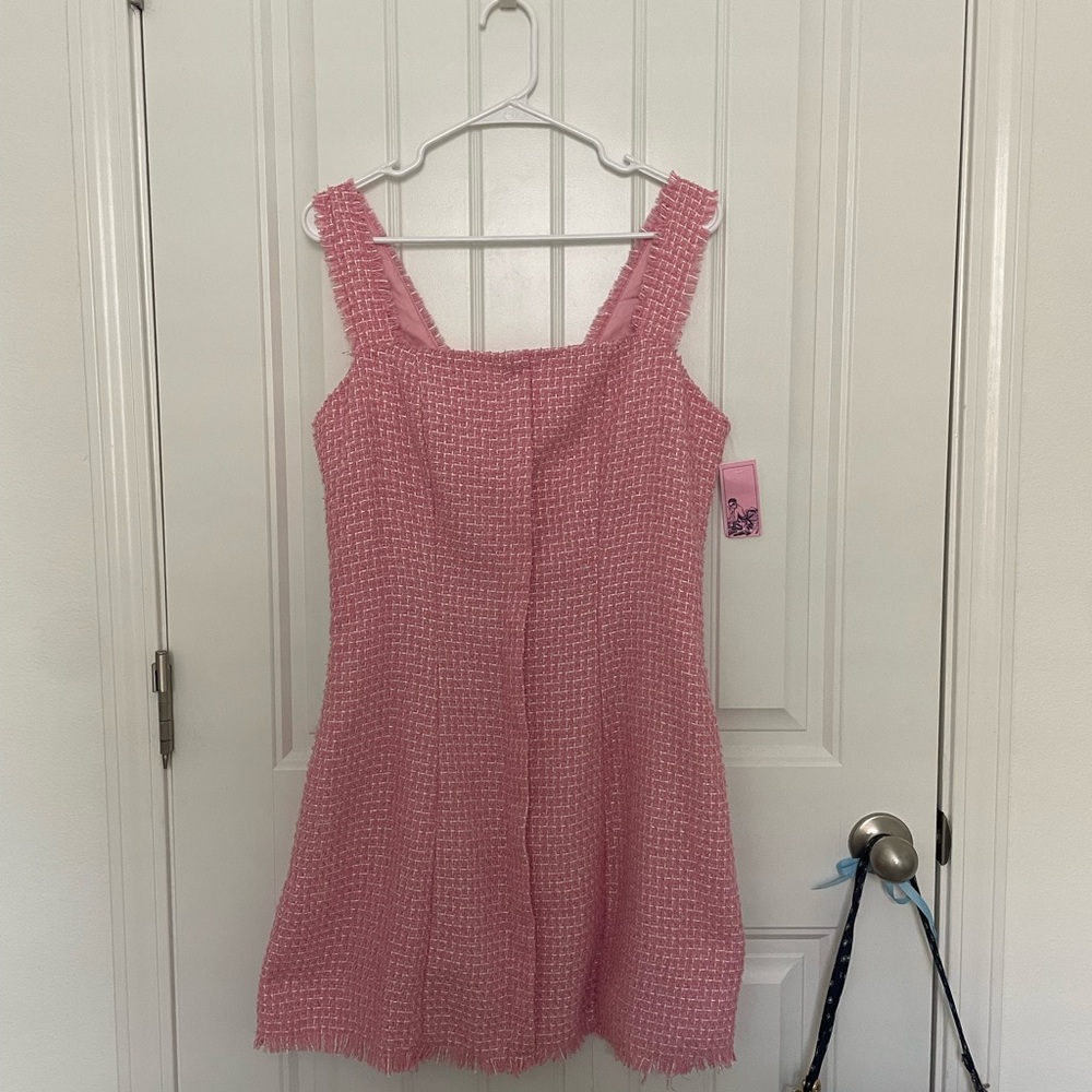NWT - Pink Tweed Dress